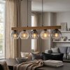 Koyoto Suspension, Boule lumineuse, Suspension Écru, Noir, 5 lumières