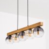 Koyoto Suspension, Boule lumineuse, Suspension Écru, Noir, 5 lumières