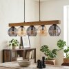 Koyoto Suspension, Boule lumineuse, Suspension Écru, Noir, 5 lumières