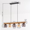 Koyoto Suspension, Boule lumineuse, Suspension Écru, Noir, 5 lumières