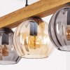 Koyoto Suspension, Boule lumineuse, Suspension Écru, Noir, 5 lumières