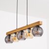 Koyoto Suspension, Boule lumineuse, Suspension Écru, Noir, 5 lumières