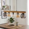 Koyoto Suspension, Boule lumineuse, Suspension Écru, Noir, 5 lumières