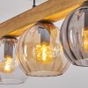 Koyoto Suspension, Boule lumineuse, Suspension Écru, Noir, 5 lumières