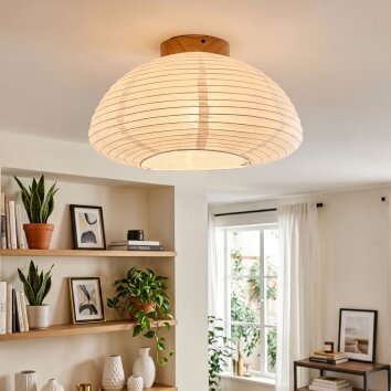 Lonir Plafonnier Écru, 1 lumière