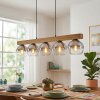 Koyoto Suspension, Boule lumineuse, Suspension Écru, Noir, 5 lumières