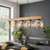 Ripoll Suspension, Boule lumineuse, Suspension Écru, Noir, 5 lumières