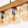 Ripoll Suspension, Boule lumineuse, Suspension Écru, Noir, 5 lumières