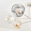 Ripoll Plafonnier, Boule lumineuse Sable, 6 lumières