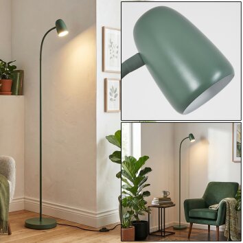 Kolin Lampadaire Vert, 1 lumière