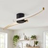 Kirel Plafonnier LED Noir, 1 lumière