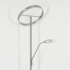 Melak Lampadaire, Liseuse LED Nickel mat, 2 lumières