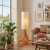 Nalek Lampadaire Brun, Couleur bois, 2 lumières