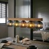 Koyoto Suspension, Boule lumineuse, Suspension Écru, Noir, 5 lumières