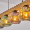 Koyoto Suspension, Boule lumineuse, Suspension Écru, Noir, 5 lumières