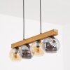 Ripoll Suspension, Boule lumineuse, Suspension Écru, Noir, 4 lumières