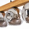 Ripoll Suspension, Boule lumineuse, Suspension Écru, Noir, 4 lumières