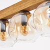 Ripoll Suspension, Boule lumineuse, Suspension Écru, Noir, 4 lumières