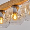 Ripoll Suspension, Boule lumineuse, Suspension Écru, Noir, 4 lumières