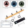Ripoll Suspension, Boule lumineuse, Suspension Écru, Noir, 4 lumières