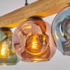 Ripoll Suspension, Boule lumineuse, Suspension Écru, Noir, 4 lumières