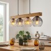 Koyoto Suspension, Boule lumineuse, Suspension Écru, Noir, 4 lumières