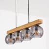 Koyoto Suspension, Boule lumineuse, Suspension Écru, Noir, 4 lumières
