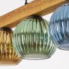Koyoto Suspension, Boule lumineuse, Suspension Écru, Noir, 5 lumières