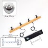 Ripoll Suspension, Boule lumineuse, Suspension Écru, Noir, 4 lumières