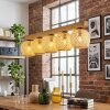 Basto Suspension, Boule lumineuse, Suspension Écru, Noir, 5 lumières