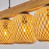 Basto Suspension, Boule lumineuse, Suspension Écru, Noir, 5 lumières