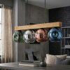 Ripoll Suspension, Boule lumineuse, Suspension Écru, Noir, 4 lumières
