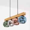 Ripoll Suspension, Boule lumineuse, Suspension Écru, Noir, 4 lumières