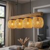 Basto Suspension, Boule lumineuse, Suspension Écru, Noir, 4 lumières
