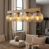 Koyoto Suspension, Boule lumineuse, Suspension Écru, Noir, 4 lumières
