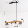 Koyoto Suspension, Boule lumineuse, Suspension Écru, Noir, 4 lumières