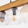 Koyoto Suspension, Boule lumineuse, Suspension Écru, Noir, 4 lumières
