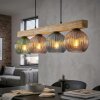 Koyoto Suspension, Boule lumineuse, Suspension Écru, Noir, 4 lumières