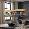 Koyoto Suspension, Boule lumineuse, Suspension Écru, Noir, 4 lumières