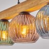 Koyoto Suspension, Boule lumineuse, Suspension Écru, Noir, 4 lumières