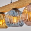 Koyoto Suspension, Boule lumineuse, Suspension Écru, Noir, 4 lumières