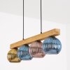 Koyoto Suspension, Boule lumineuse, Suspension Écru, Noir, 4 lumières