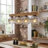 Ripoll Suspension, Boule lumineuse, Suspension Écru, Noir, 4 lumières