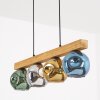 Ripoll Suspension, Boule lumineuse, Suspension Écru, Noir, 4 lumières