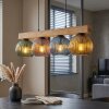 Koyoto Suspension, Boule lumineuse, Suspension Écru, Noir, 4 lumières
