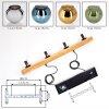 Koyoto Suspension, Boule lumineuse, Suspension Écru, Noir, 4 lumières