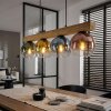 Koyoto Suspension, Boule lumineuse, Suspension Écru, Noir, 4 lumières