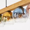 Koyoto Suspension, Boule lumineuse, Suspension Écru, Noir, 4 lumières