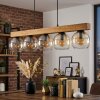 Koyoto Suspension, Boule lumineuse, Suspension Écru, Noir, 5 lumières