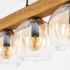 Koyoto Suspension, Boule lumineuse, Suspension Écru, Noir, 5 lumières